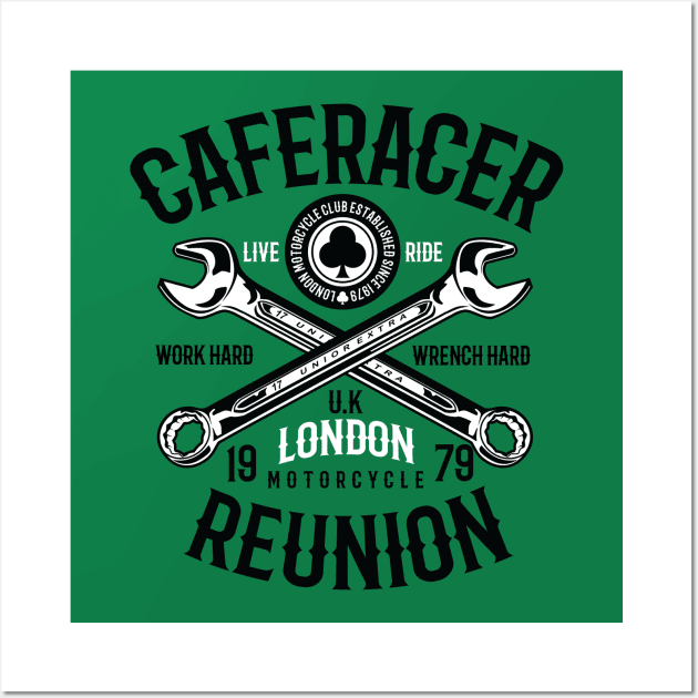 Caferacer Reunion Wall Art by HealthPedia